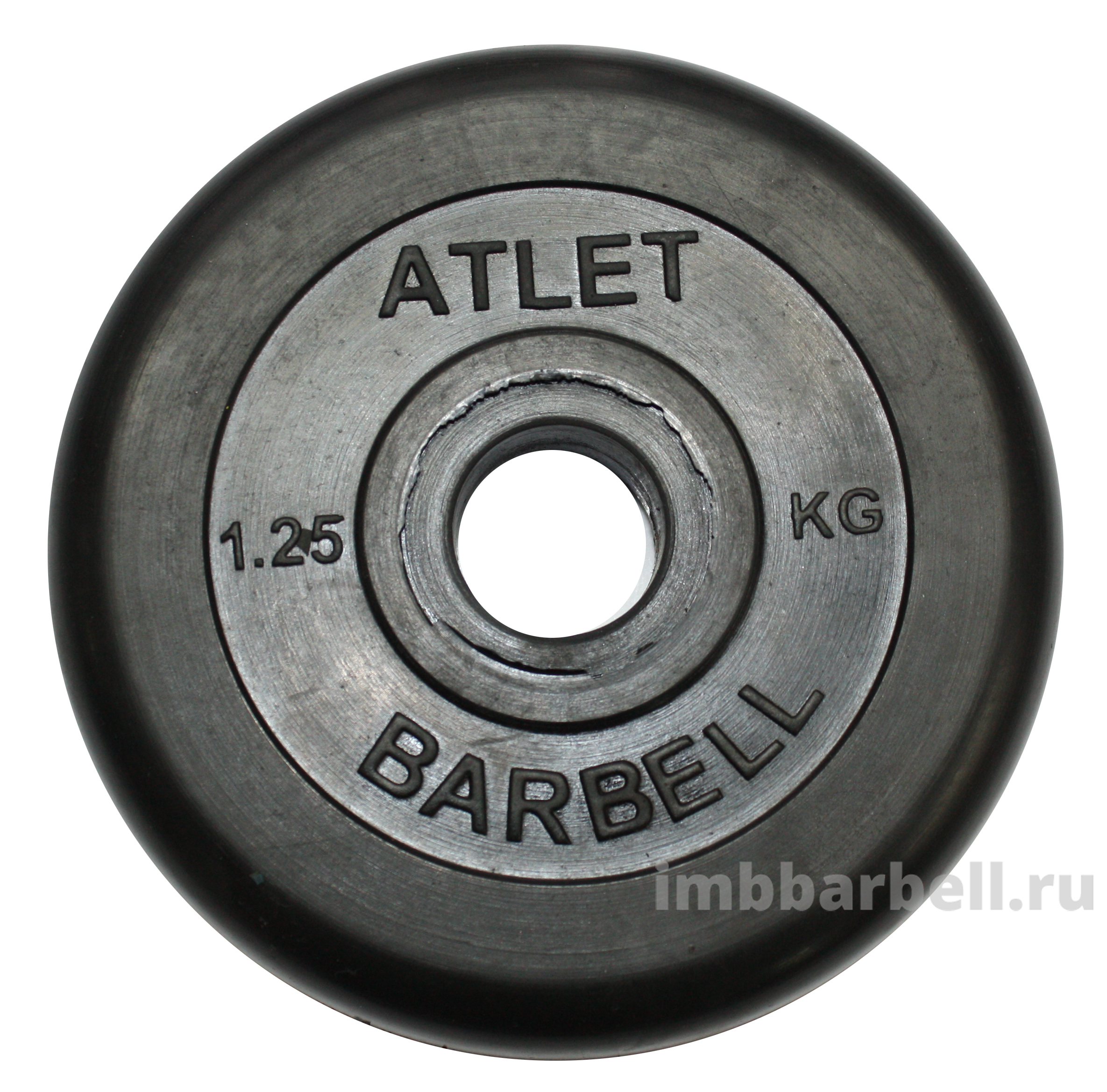 Диск обрезиненный Atlet, 26 мм, 1,25 кг. 